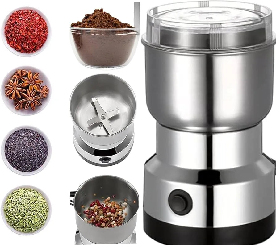 Powerful Multifunctional Electric Masala Grinder  Durable Stainless Steel Spice & Herb Blender