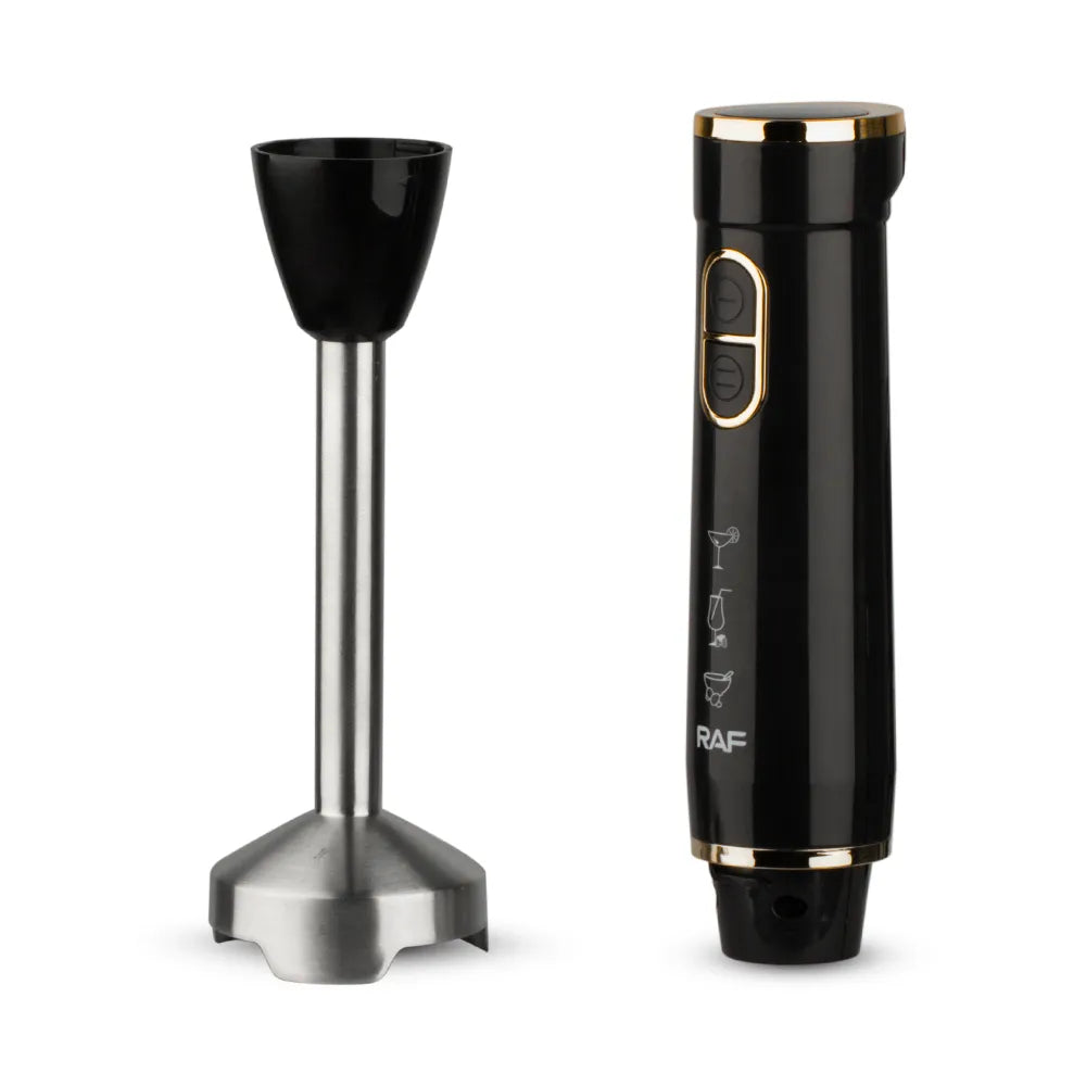 RAF 800W 4-Blade Hand Blender  Powerful, Fast Start, Easy Clean, Perfect for Smoothies
