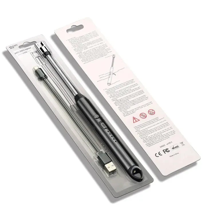 USB Rechargeable Electric Arc Lighter  Windproof, Safe & Flexible for Kitchen & Outdoor Use