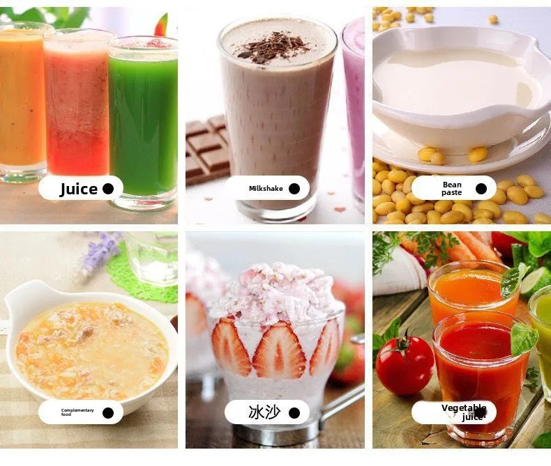 Portable USB Rechargeable Juicer Blender  6 Blades, Powerful & Convenient Mixer for Smoothies & Shakes