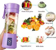 Portable USB Rechargeable Juicer Blender  6 Blades, Powerful & Convenient Mixer for Smoothies & Shakes