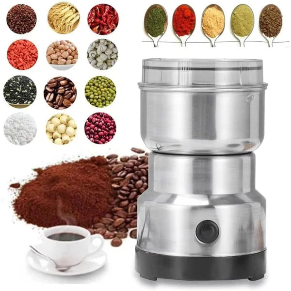 Powerful Multifunctional Electric Masala Grinder  Durable Stainless Steel Spice & Herb Blender