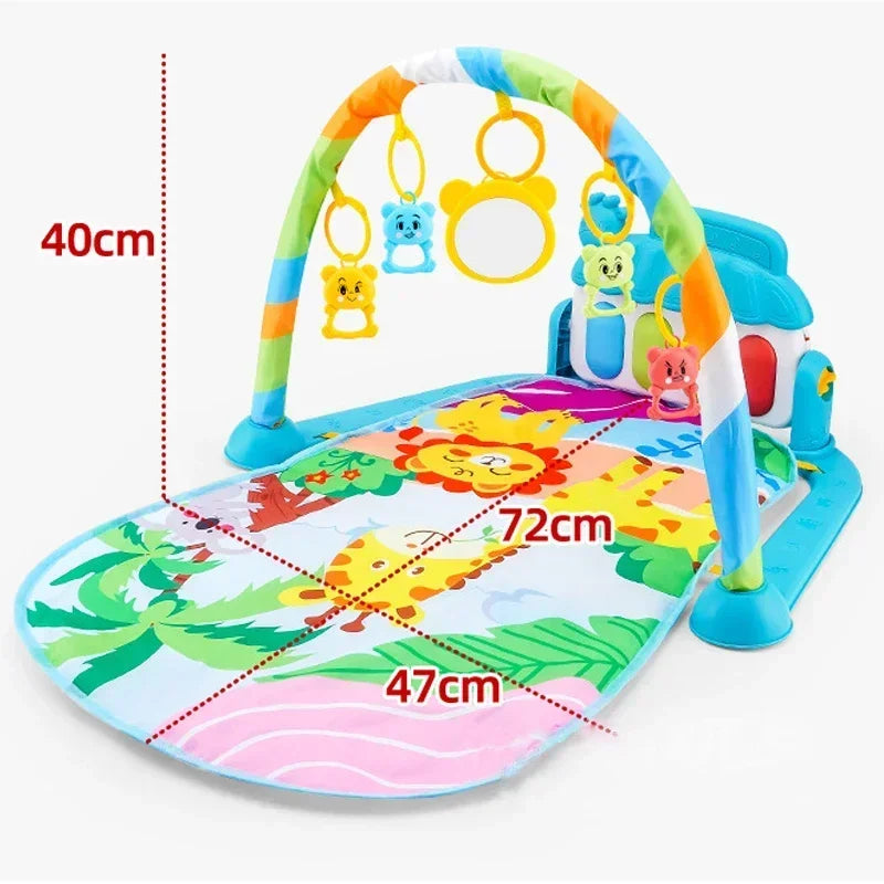 3-in-1 Baby Piano Play Gym – Musical Activity Mat for Newborns & Toddlers (0–36 Months)