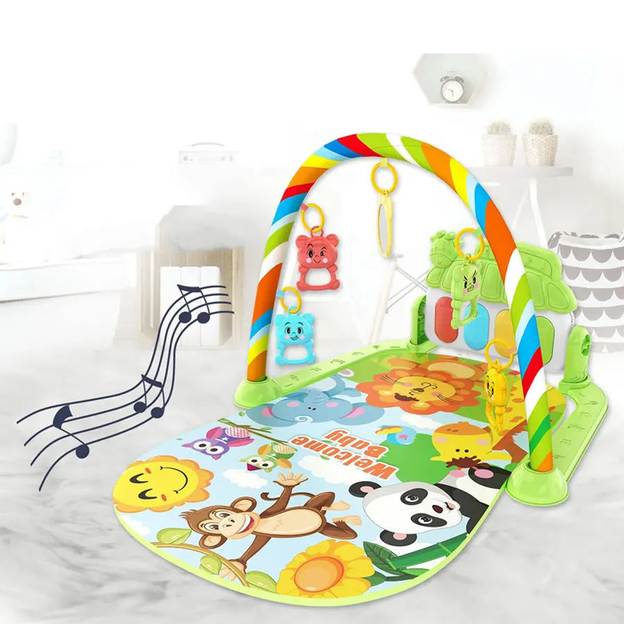 3-in-1 Baby Piano Play Gym – Musical Activity Mat for Newborns & Toddlers (0–36 Months)