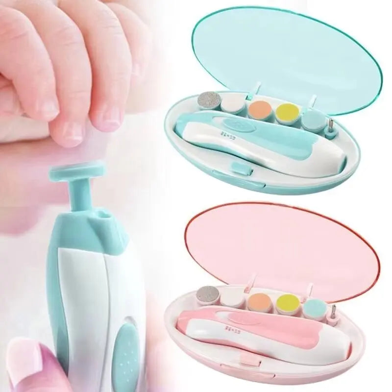 Smart Electric Baby Nail Trimmer with LED Light  Safe, Quiet & Easy Grooming for Kids and Newborns