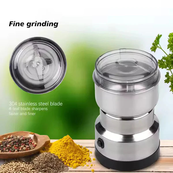 Powerful Multifunctional Electric Masala Grinder  Durable Stainless Steel Spice & Herb Blender