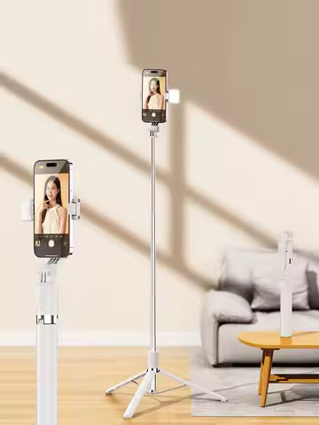 Bluetooth Selfie Stick with Tripod & Wireless Remote  Perfect for Solo & Group Shots