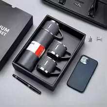 Stainless Steel Vacuum Flask 500ml  Hot & Cold Insulated Bottle for Travel, Office, Gym & Outdoor Use