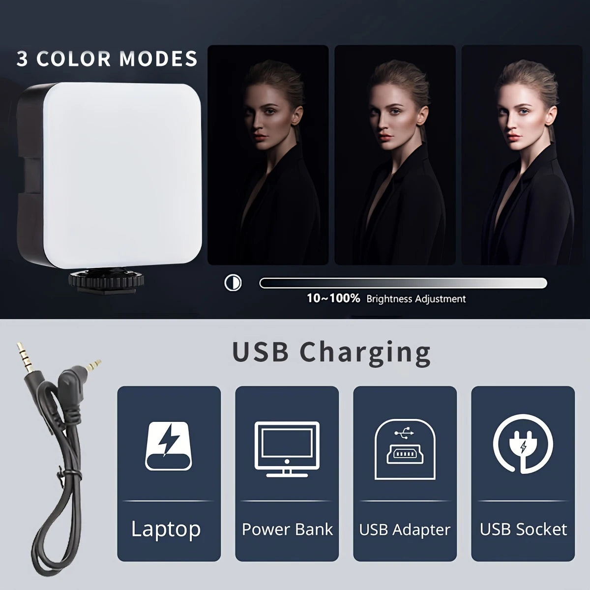 All-in-One Mobile Vlogging Kit  Tripod, LED Light, Microphone & Phone Holder  &  Content Creators