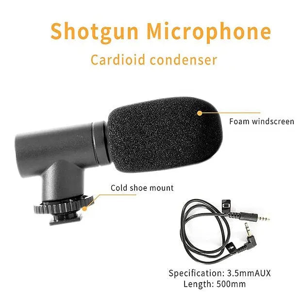 All-in-One Mobile Vlogging Kit  Tripod, LED Light, Microphone & Phone Holder  &  Content Creators