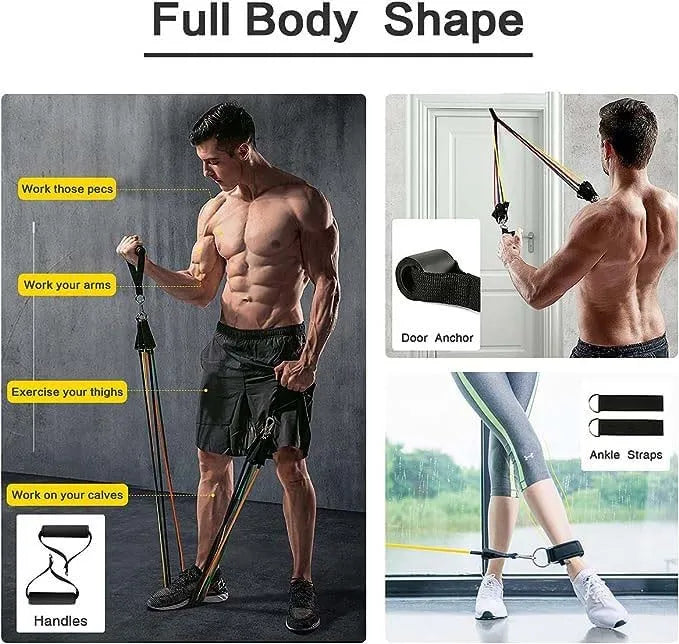 Ultimate Portable Resistance Bands  Train Anytime, Anywhere for Maximum Results