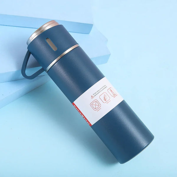 Stainless Steel Vacuum Flask 500ml  Hot & Cold Insulated Bottle for Travel, Office, Gym & Outdoor Use