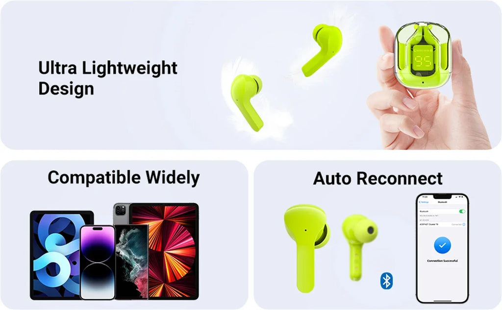 Air 31 TWS Earbuds  Wireless Bluetooth with Deep Bass, Noise Reduction & Smart Touch Control