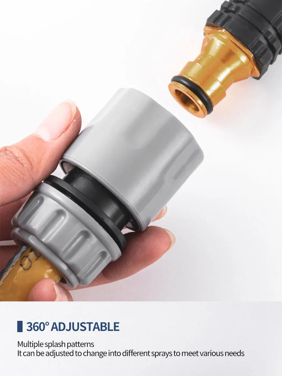 360° High-Pressure Brass Spray Nozzle  Adjustable & Durable Leak-Free Design