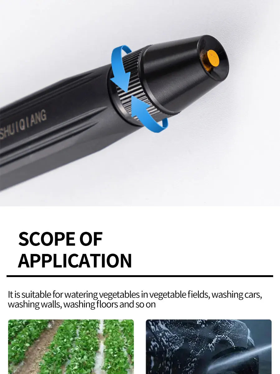 360° High-Pressure Brass Spray Nozzle  Adjustable & Durable Leak-Free Design