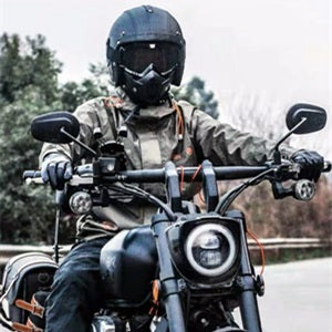 High Quality Bike Face Helmet Mask & Goggles  Ultimate Protection & Comfort