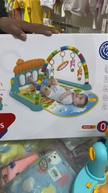 3-in-1 Baby Piano Play Gym – Musical Activity Mat for Newborns & Toddlers (0–36 Months)
