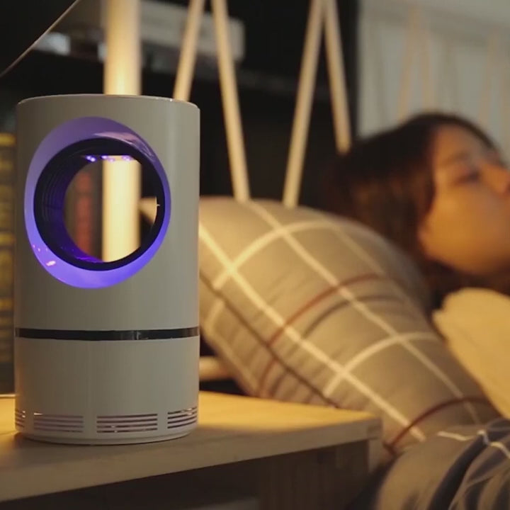 Electronic LED Mosquito Killer Lamp with USB – Safe, Chemical-Free Insect Trap for Home, Office, Garden & Bedroom  High-Voltage Electric Bug Zapper