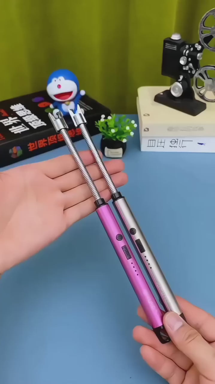 USB Rechargeable Electric Arc Lighter  Windproof, Safe & Flexible for Kitchen & Outdoor Use