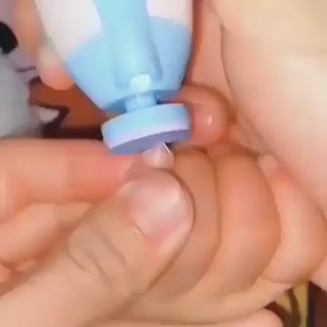 Smart Electric Baby Nail Trimmer with LED Light  Safe, Quiet & Easy Grooming for Kids and Newborns